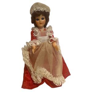 Betsy Ross Doll Vintage Carlson Dolls 8" Tall Souvenir 1950s 1960s Sleep Eyes